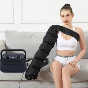 Bottes Pressoth&eacute;rapie 6 Chambre, Pressotherapie Jambes et Ventre et Bras, Pressoth&eacute;rapie Machine De Drainage Lymphatique De Pression D'air pour Appareil Circulation Sanguine (QUANHUAISHANG, neuf)