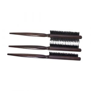 VALICLUD 3 Pièces peigne démêler brosse à cheveux femmes cheveux bouclés noir brosse à cheveux lisse brosse à chignon pinceau lisse brosse à cheveux démêlante brosse lissante en bois (SHUI LIAO, neuf)