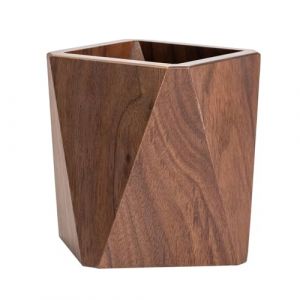 DUOHERESHUI Stylo Crayon Support Organiseur, Porte-Crayons En Bois Pour Crayons, Pot à Crayons Carré En Bois Pour Papeterie, Pot a Crayon, Pinceaux De Maquillage, Bureaux, Bureaux (Prismatique) (Cbchqdet, neuf)