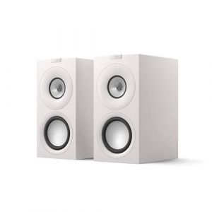 KEF Q Concerto Meta Enceintes biblioth&egrave;que HiFi, Blanc Satin | Musique | TV & Home Cin&eacute;ma | Jeux vid&eacute;o | 3 Voies Bass Reflex | Haut-Parleur Uni-Q avec Mat 100 mm | HP Graves 165 mm (KEF Direct, neuf)