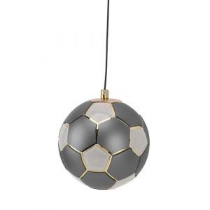 Lampe à Suspension de Football, Lampe à Suspension de Football en Forme de Football, Lumière LED, Lumière Chaude, éclairage Lumineux, Plafonnier de Ballon de Football 100 à 265 V pour, Suspensions (Mingsinc, neuf)