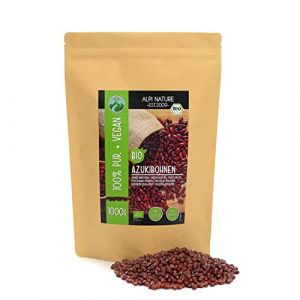 Alpi Nature Haricots Azuki BIO 1kg, Haricots Rouges Azuki Entiers, Légumineuses sans Gluten (Alpi-Trade, neuf)