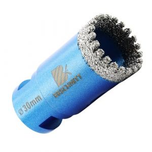 Foret diamant pour carrelage 30 mm – BRSCHNITT M14 Scie cloche pour carrelage, porcelaine, céramique, marbre, granit, pour meuleuse d'angle (BRSCHNITT TOOLS, neuf)