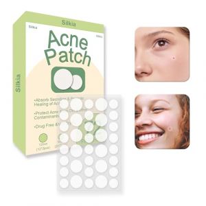 KARLOR Lot de 288 patchs anti-cornichons anti-acné invisibles pour le maquillage du visage cornichons à boutons Aliobio - Autocollant pour le visage - Patch hydrocolloïde 8 mm et 12 mm (PoFeng Direct, neuf)