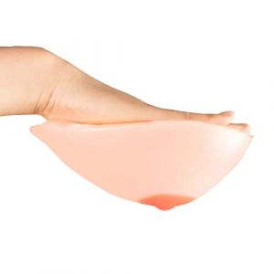 Minaky 1 Paire Auto Adhésif Silicone Seins Formes Mammaires en Silicone Faux Sein Artificiel Poitrines Crossdresser Cosplay Conversion de genre réaliste travesti unisexe faux seins (YIROSILI, neuf)