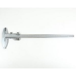 Pied à coulisse PIMALDAUM® Type II - Pied à coulisse 0-300 mm, mâchoires 43/61 mm, conforme à la norme DIN 862, en acier inoxydable, dans un coffret robuste (Ing. Ph. J. Daum GmbH & Co. KG, neuf)