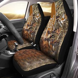 456 Si&egrave;ge De Housse De Voiture Nom Personnalis&eacute; Canard Chasse Camo Sauvagine Car Seat Cover Antid&eacute;rapant Housses Si&egrave;ge Auto pour Suvs, Trucks, Auto, 52X138Cm (FDHUXKD, neuf)