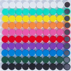 ZDZBLX Aimant Frigo Aimant Puissant Aimants Tableau Magn&eacute;tique, Magnet Frigo Aimant Plat Petit Aimant Tableau Blanc, Mini Aimant Rond Color&eacute;s Magnets,pour Tableau Magnetique Frigo (100Pcs 10 Couleurs) (Shenzhen Baolixin Trading Co.,  Ltd, neuf)