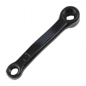 Manivelle de rechange pour v&eacute;lo d'appartement - 127 mm - Carr&eacute; - En fer - Pour v&eacute;lo d'int&eacute;rieur - Manivelle gauche et droite - Manivelle en fer massif de 300 g - 9/16-20 (manivelle gauche) (Whimsy Mall, neuf)