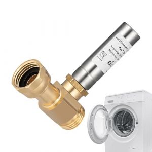 Anti-bélier,Anti-bélier,Anti-bélier pour salle de bain - Anti-bélier à filetage pour laveuse, blanchisserie 3/4NH, arrêt du martelage, réduit le bruit de claquement (gintzita, neuf)