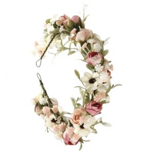 Couronne De F&eacute;es De Fleurs, Bijoux De T&ecirc;te De, Fille De De Couronne De, Bijoux De Poils De L'accessoire, Couronne De Fleurs R&eacute;glables Garlands Pour Les F&ecirc;tes Des F&ecirc;tes (qinjinxinxikeji, neuf)