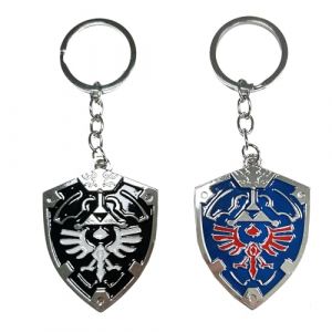 Ubephant Porte-Clés Zelda - 2 Pièces en Métal 11cm, Accessoires de Décoration, Pendentif Animé, Cadeaux pour Enfants et Fans (YOUBIXIANG, neuf)