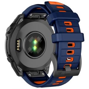 MYSNBKN 26mm Quick Fit Bracelet pour Fenix 8 51mm/Fenix 7X Pro/Fenix 7X/Fenix 6X/Fenix 6X Pro/Fenix 5X/Fenix 5X Plus/Epix Pro 51mm/Fenix 3/Fenix 3 HR (MYSNBKN-FR, neuf)