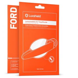 Luxshield Film de Protection pour Poign&eacute;e de Porte Voiture pour Ford Focus 5 Portes 4 (IV) HN I 2018-2025 - Anti-rayures, Protecteurs peinture - Transparent Brillant Autocollant (Protect & Shine, neuf)