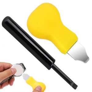 Couteau Ouvre-Montre,2 Pi&egrave;ces Ouvre Boitier Montre,Kit D'Outils de R&eacute;paration de Montre en Acier Inoxydable,Kit Changement Pile Montre,Outil d&rsquo;Ouverture de bo&icirc;tier de Montre Kit,Outils pour Montre (candy27seven, neuf)