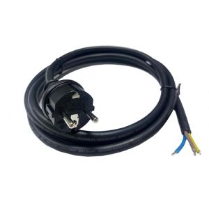 Solarsys&reg; - 20m Cordon d'alimentation en Caoutchouc H07RN-F 3x1,5mm, Photovolta&iuml;que AC C&acirc;ble avec Prise Schuko (CEE 7/7) pour Micro-onduleur APsystems Hoymiles Deye Envertech(20M) (Elfcam&reg; Fulfilment Service, neuf)