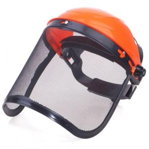 Chapeau De Casque De Sécurité pour Coupe Gazon De Jardin en Acier Inoxydable, avec Masque De Protection Intégral en Maille pour Débroussailleuse, Protection Forestière (xmlitiexinxi, neuf)