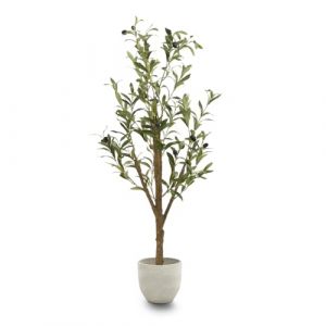 Maia Shop | Olivier Artificiel | Plante Artificielle interiur | Plante Artificielle | Mesures: 105 x 50 cm | Fausse Plante | Arbre Artificiel | Decoration Maison | Minimaliste (SpreetailDE, neuf)