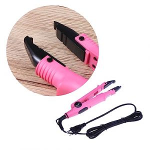 NIYANGLE Fer à Connecteur Pour Cheveux à Température 220v-240v Outil Professionnel De Rallonge De Cheveux En Rose Kératine Utilisation Salon Et Domicile (Telinei, neuf)