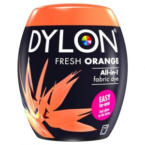 Dylon Teinture pour machine 350 g Sel inclus Orange fraîche (Bonheurs, neuf)