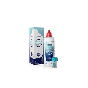 Avizor EverCleanPlus Nettoyage/Désinfection des Lentilles de Contact Souples, 350 ml + 45 Comprimés, 45 Jours d'Utilisation, 1 Unité (OPTIKA, neuf)