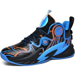 Kmrlofiy Chaussures de Basket-Ball Homme Baskets et Chaussures de Sport pour Homme Chaussure de Basketball Mode Antidérapantes Chaussures Sport Sneaker (BKT-M25, 42EU) (Kmrlofiy, neuf)
