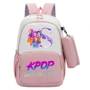G&eacute;n&eacute;rique Sac &agrave; dos K-Pop Demon Hunters Sacs d'&eacute;cole K POP Hunters Huntrix Anime Rumi/Mira/Zoey Imprim&eacute;s de personnages de Films Sac &agrave; dos Imperm&eacute;able et Portable pour Les Fans Gar&ccedil;ons et Filles (PANGKII, neuf)