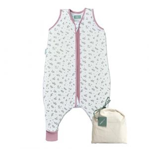 molis&co - Gigoteuse été - Gigoteuse Bébé Tog 0,5-100% Coton (Oeko-TEX) - Coton Turbulette Longueur Ajustable (120-130 cm) pour Garçon en Fille - Bloom Pink (Molis&Co, neuf)