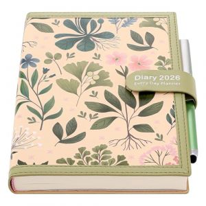 Agenda scolaire journalier 2025-2026 de juillet 2025 &agrave; juin 2026, format A5 avec stylo, autocollants, poche arri&egrave;re, 3 marque-pages (vert matcha 2026) (Creative Life EU Store, neuf)