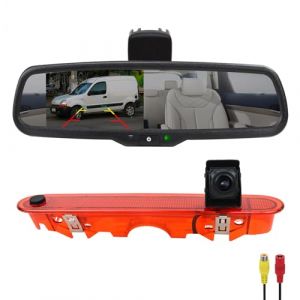 EnruigeOK Kit de cam&eacute;ra de recul pour Feux de Stop Grand Angle pour Renault Kangoo 2007-2021 Mercedes-Benz Citan 2012-2021 Cam&eacute;ra de recul pour Feux de Stop (Support pour Moniteur 4,3" n&deg; 13) (EnRuiGe, neuf)