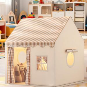 OHMG Tente Enfant Interieur,Tente de Jeu Enfants pour l'int&eacute;rieur l'ext&eacute;rieur,Grande Maison de Jouets pour Les Anniversaires de gar&ccedil;ons et de Filles, Ch&acirc;teau de Princesse Tente,avec Fen&ecirc;tres&Entr&eacute;es (jusiZL, neuf)