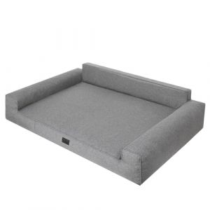 DOGGY Lit pour chien, matelas pour chien, canapé pour petits et grands chiens, coussin pour chien, panier pour chien, panier pour animal domestique, lit pour chien, meuble pour chien, anthracite, XXL (TexCorp, neuf)