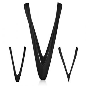 Mankini à String en V Mankini de sous-Vêtements de Cerf Maillot de Bain à String pour Homme Noël (Noir, Classique) (hyedengfine, neuf)