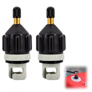 KEMUZ 2 Adaptateurs Valve SUP Haute Performance - Compatible Pompe Électrique & Manuelle - SUP Pump Zubehör - Pour Paddle, Kayak, Bateau Gonflable (2 Pièces Incluses) (WEIWEIHAI, neuf)