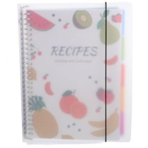 Operitacx Carnet de recettes en spirale esth&eacute;tique pour &eacute;crire vos propres recettes, livre de, classeur de recettes, planificateur pour organiser (Doinficer, neuf)