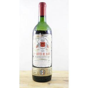 1&egrave;res C&ocirc;tes de Blaye Union des producteurs G&eacute;n&eacute;rac Bouteille de Vin Mill&eacute;sime 1985 VI (Occasion Vin, neuf)
