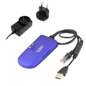 VONETS 2.4GHz WiFi Bridge Ethernet R&eacute;p&eacute;teur sans Fil, Hotspot Signal Range Extender/RJ45 Adaptateur WiFi pour DVR, Surveillance, p&eacute;riph&eacute;riques R&eacute;seau avec Adaptateur d'alimentation 12V/1A VAP11G-300 (Winsky Store, neuf)