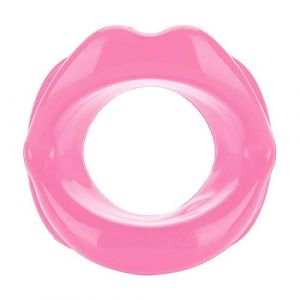 Yinhing Entra&icirc;neur de l&egrave;vres, Exerciseur Oral Exerciseur pour Les l&egrave;vres Silicone Lifting pour Le Visage Exerciseur pour Les l&egrave;vres Bouche Resserrement des Muscles Serrage Outil Anti-Rides(Rose) (Kireina-eu, neuf)