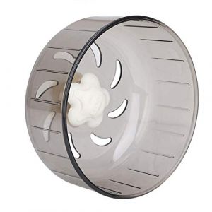 fegayu Roue de Hamster de 13 cm, Roue de Course de Hamster, Roue de Rotation Lavable en Douceur, mat&eacute;riau translucide pour h&eacute;rissons pour Rats (Liwords, neuf)