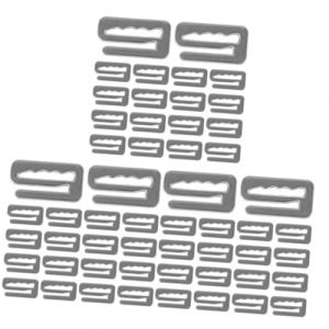 Beaupretty 60 Pcs Tablier Clip Petit Ajusteur Cape Barbier Clip Cape Salon Crochet Fixation Cape Barbier Clip Cape Barbier Compact Boucle Cape Salon Clip (lorianca, neuf)