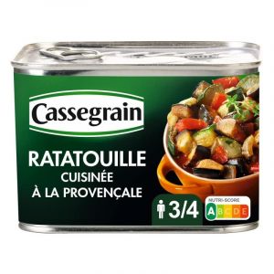 RATATOUILLE CUISIN&Eacute;E &Agrave; LA PROVEN&Ccedil;ALE 660G, CASSEGRAIN, LOT DE 3 (IC-Boutique, neuf)