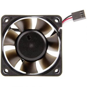 Noiseblocker BlackSilent (60mm, PR-1) Ventilateur de boitier PC Case Fan 60mm BlackSilent Pro PC Fan PWM avec Ailes Silencieuses Cadre en Silicone - 1800 RPM (Doc Micro, neuf)