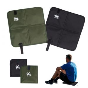 Jadin 2PCS Tapis de Sol Camping, Matelas de Sol, Matelas Gonflable Enfant, Coussin de Siège Pliable, Tissu Oxford Imperméable 600D, pour Le Camping, Pique-Niques, Randonnée et Les Voyages, Noir, Vert (linxianaidi, neuf)