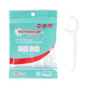 Fils Dentaires 100 Pcs, Fil Dentaire avec Manche, Cure Dent Fil Dentaire, Dental Floss Picks,Porte Fil Dentaire pour le nettoyage des dents (FenleyLand, neuf)