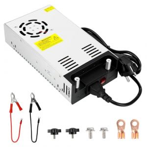 DC 12V 50A 600W Alimentation Transformateur 220V CA à CC 12V Alimentation 50A 600W Adaptateur,Convertisseur 12V pour Driver LED Caméra Sécurité CCTV Voiture Stéréo Moteur Pompe Équipements Industriels (VIXKPIRR, neuf)