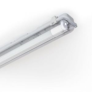 Réglette Étanche 150cm IP65 avec Tube LED Cristal 22W 140lm/W 4000K Blanc neutre (LEDKIA, neuf)