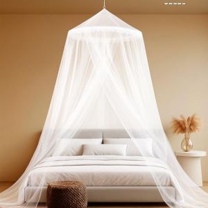 Grande Moustiquaire Pliable pour Moustiquaire Lit 2 Places Moustiquaire Voyage Idéale pour L'Intérieur et L'extérieur Idéale pour Le Camping Les Voyages et La Maison (Blanc 0.6 X 2.5 X 12m) (BINARY TRADITION UNIPESSOAL LDA, neuf)