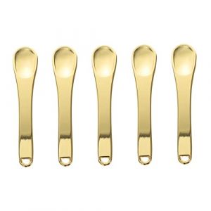 VALICLUD 5pi&egrave;ces Cuill&egrave;res Doseuses pour Cosm&eacute;tiques Mini-cuill&egrave;res &agrave; Maquillage Cuill&egrave;res pour Cr&egrave;me Visage Alliage de Zinc Lot (SHUI LIAO, neuf)