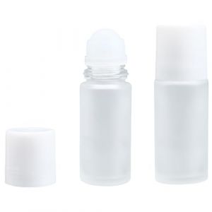 GORGECRAFT 50ml Flacon Roll on Vide 2pcs flacon Roller en Verre Dépoli pour Huiles Essentielles Flacon Déodorant Vide Contenant Anti Fuite Rechargeable Échantillons de Voyage Cosmétiques Parfums (GORGECRAFT FR, neuf)