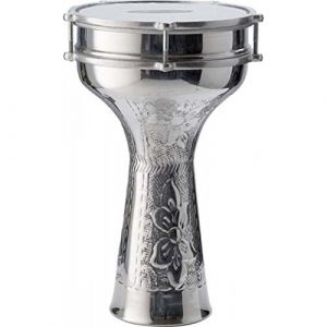 Stagg ALM.HB20 Darbouka en aluminium martelé 20 cm Argenté (SonoVente, neuf)